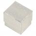 Mini Starlight ring box silver w/white foam 1